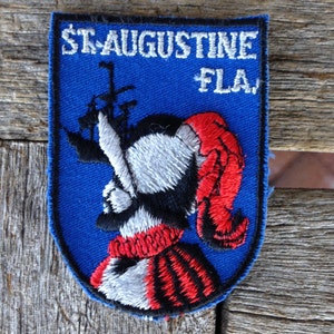 St. Augustine Florida Vintage Souvenir Travel Patch from Voyager