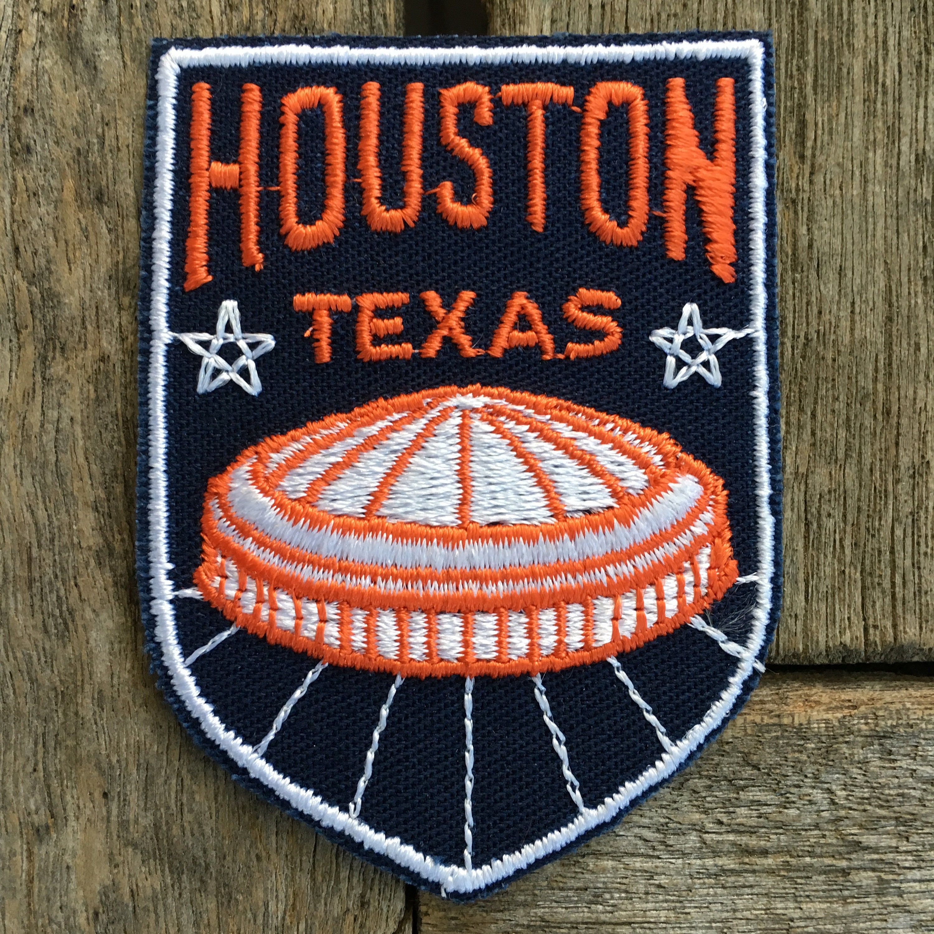Houston Astros Retro Astrodome Logo Team Big Clock with 12 images