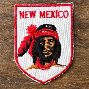 New Mexico Vintage Souvenir Travel Patch from Voyager