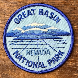 Great Basin National Park, Nevada Vintage Souvenir Travel Patch, a Trailblazer Emblems by B&B Enterprises