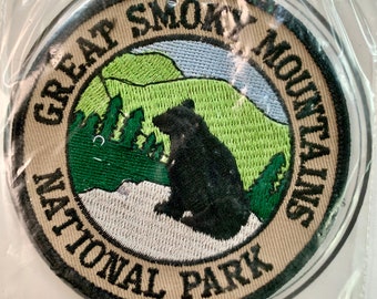 Great Smoky Mountains National Park Vintage Souvenir Travel Patch