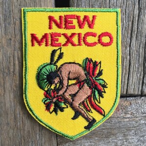 New Mexico Vintage Souvenir Travel Patch from Voyager