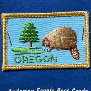 LAATSTE! Oregon Vintage Souvenir Reispatch van Andre Patches