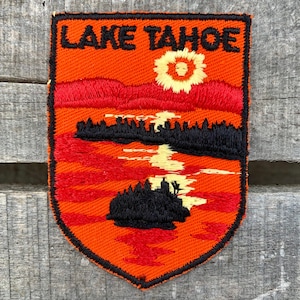 Lake Tahoe Vintage Travel Souvenir Patch by Voyager - LAST ONE!