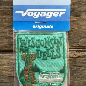 Wisconsin Dells Vintage Souvenir Travel Patch by Voyager - Etsy