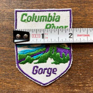 Columbia River Gorge Washington State Vintage Souvenir Travel Patch from Voyager image 6
