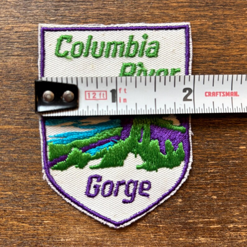 Columbia River Gorge Washington State Vintage Souvenir Travel Patch from Voyager image 6