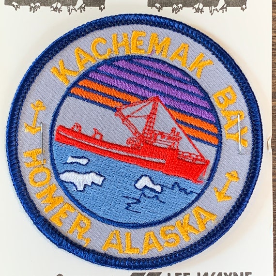 Kachemak Bay, Homer, Alaska Vintage Souvenir Trav… - image 1