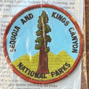 Sequoia and Kings Canyon National Parks Vintage Travel Souvenir by Sequoia Natural History Association