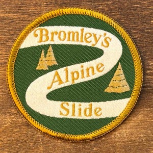 Bromley's Alpine Slide Vintage Vermont Ski Resort Patch
