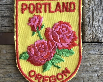 Portland, Oregon Vintage Souvenir Travel Patch from Voyager - ONLY ONE!