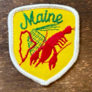 Maine Vintage Souvenir Travel Patch by The Show Offs