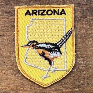 Arizona Vintage Souvenir Travel Patch from Voyager