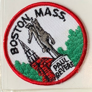 Boston, Massachusetts Vintage Souvenir Souvenir Patch von Nanco