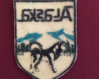 2 Alaska – Juneau Retro Patches Aufnäher/Aufbügler – Nostalgie USA Design, Ca. 74x45 Mm & 90x58 Mm