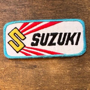 Parche de motocicleta vintage Suzuki
