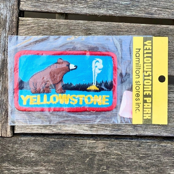 Yellowstone National Park Souvenir Travel Patch fr