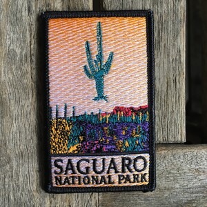 Saguaro National Park Souvenir Travel Patch