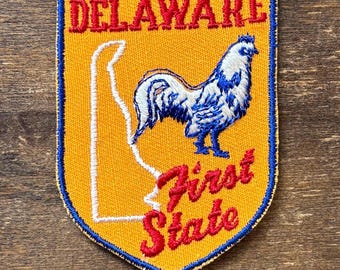 Pamiątkowa naszywka podróżna Delaware Vintage Souvenir od Voyager