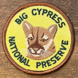 Patch de lembrança de viagem do Parque Nacional Big Cypress