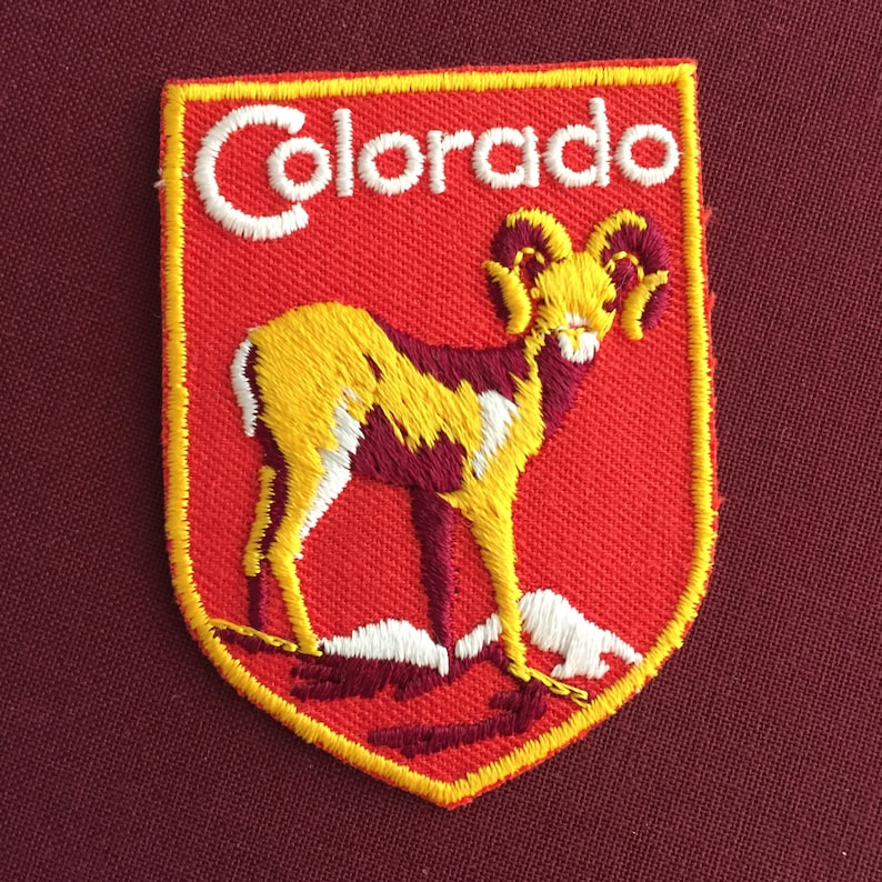 Colorado Vintage Souvenir Travel Patch from Voyager