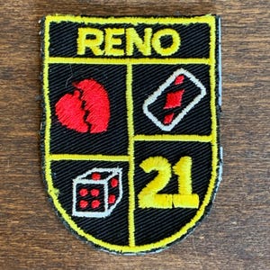 Reno Nevada Vintage Souvenir Patch von Voyager
