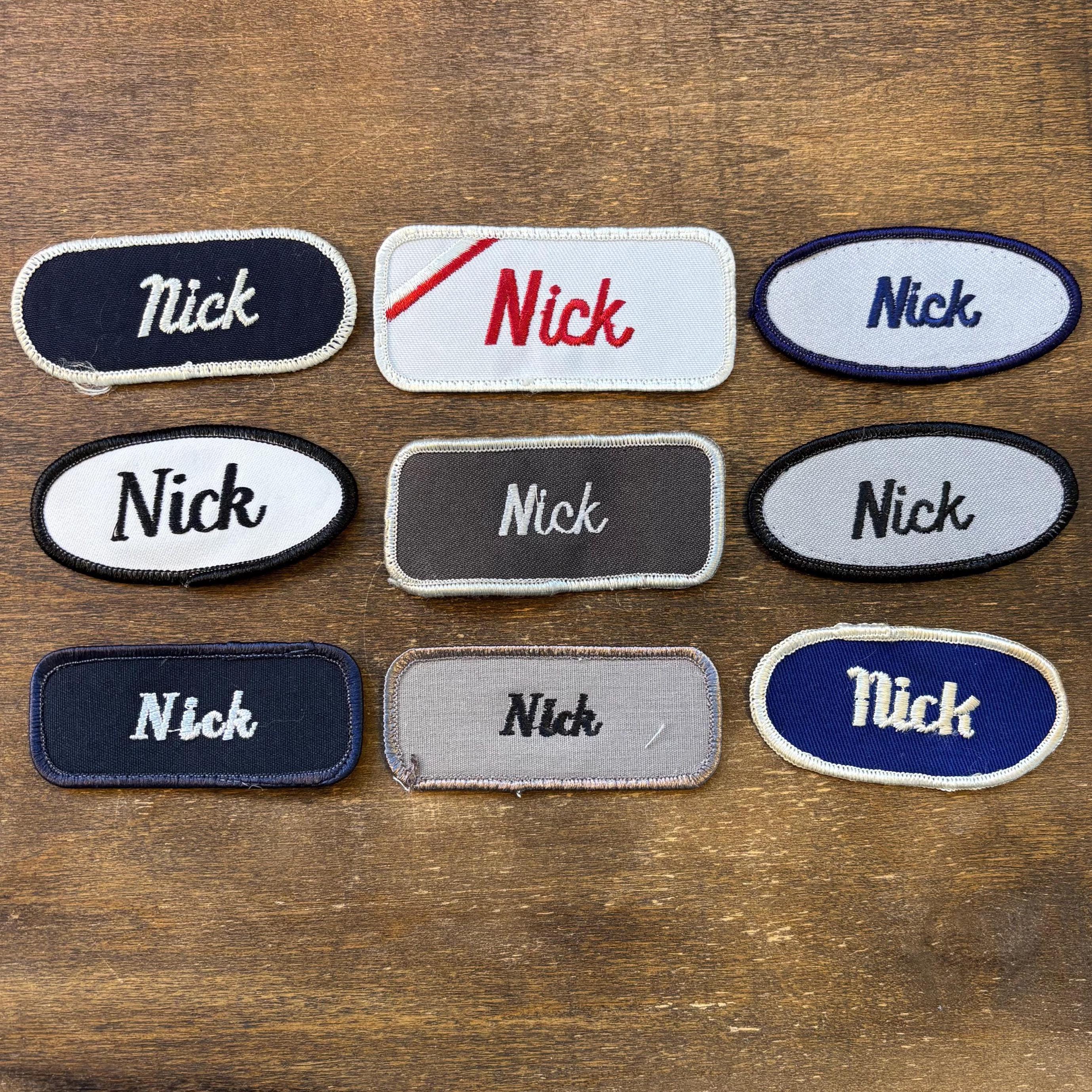 Nick Name Patch - Etsy