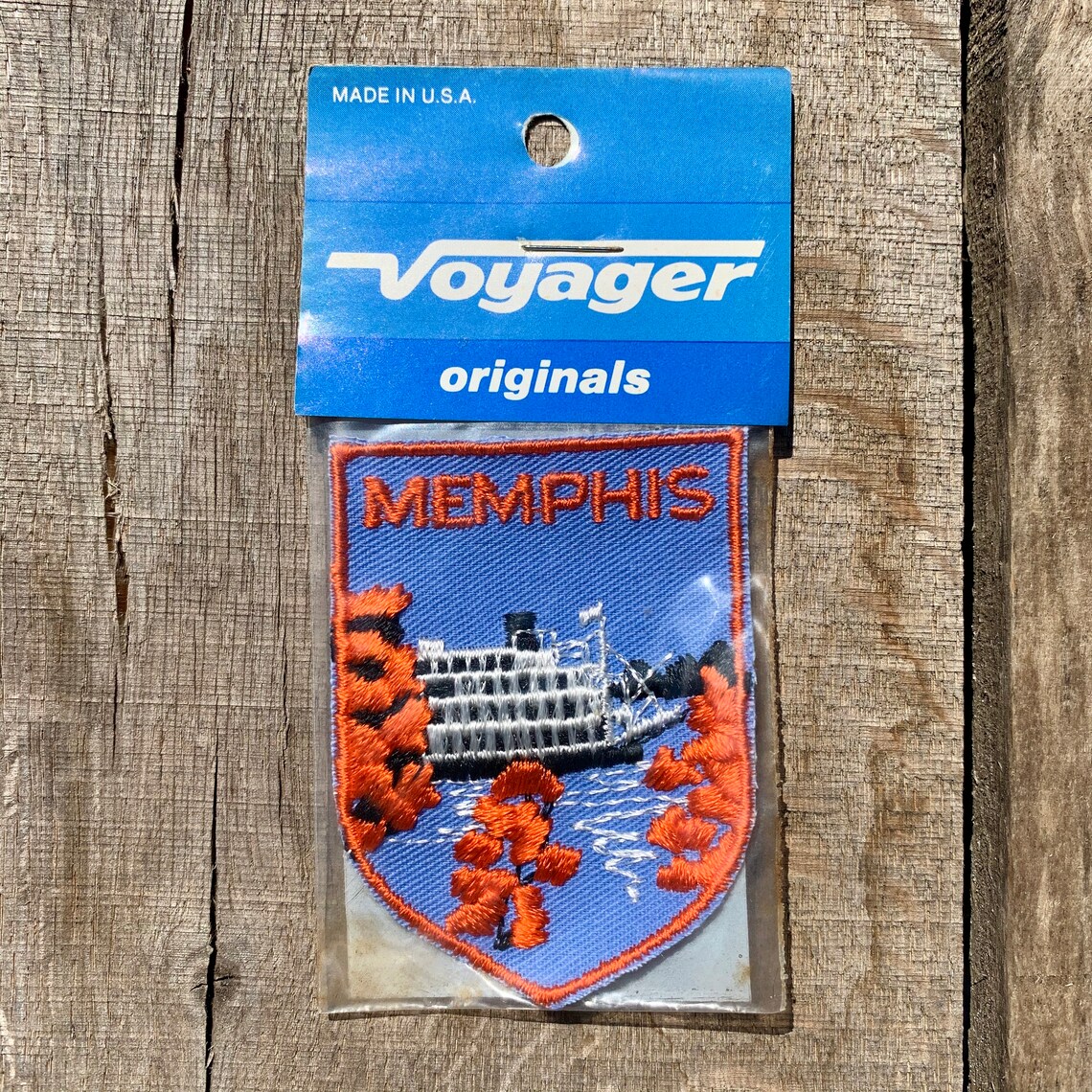 Memphis Tennessee Vintage Souvenir Travel Patch From Voyager Etsy