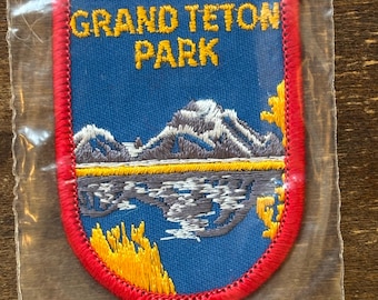 Grand Teton National Park Vintage Souvenir Travel Patch