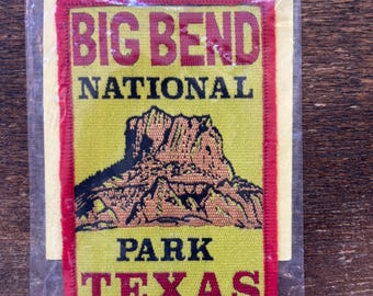 Big Bend National Park Texas Vintage Souvenir Travel Patch
