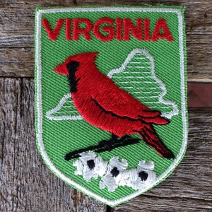 Virginia Vintage Souvenir Travel Patch from Baxter Lane image 1