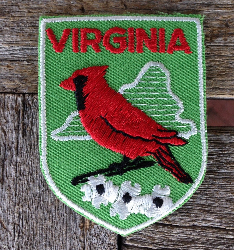 Virginia Vintage Souvenir Travel Patch from Baxter Lane image 1