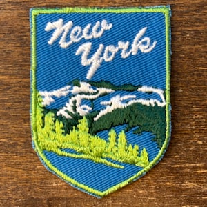 Patch de viagem vintage de lembrança de Nova York da Voyager