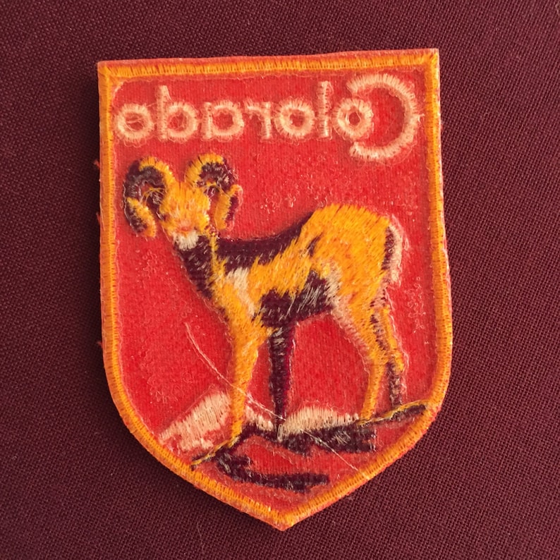 Colorado Vintage Souvenir Travel Patch from Voyager