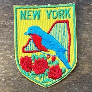 New York Vintage Souvenir Travel Patch from Voyager