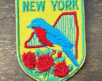 New York Vintage Souvenir Travel Patch from Voyager