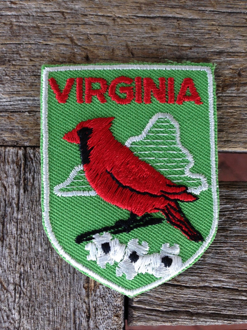 Virginia Vintage Souvenir Travel Patch from Voyager 