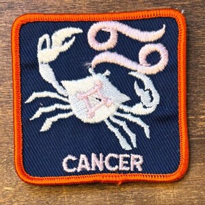 Cancer Vintage Zodiac Novelty Patch