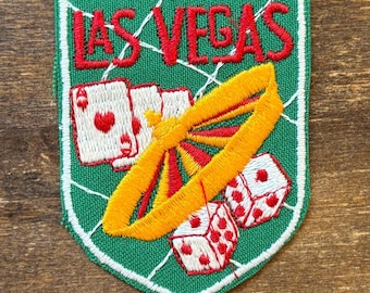 Las Vegas, Nevada Vintage Souvenir Travel Patch from Voyager