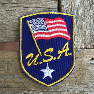 USA Vintage Travel Souvenir Patch od Voyager