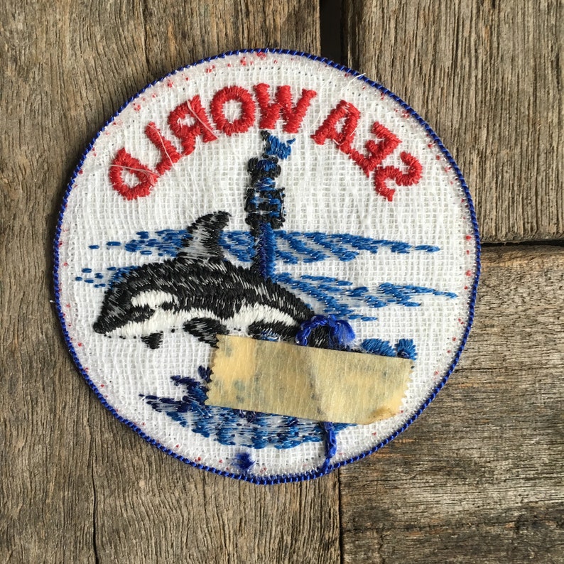 Sea World Orlando Florida Vintage Souvenir Travel Patch