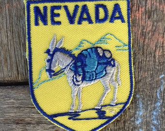 Nevada Vintage Souvenir Travel Patch from Baxter Lane