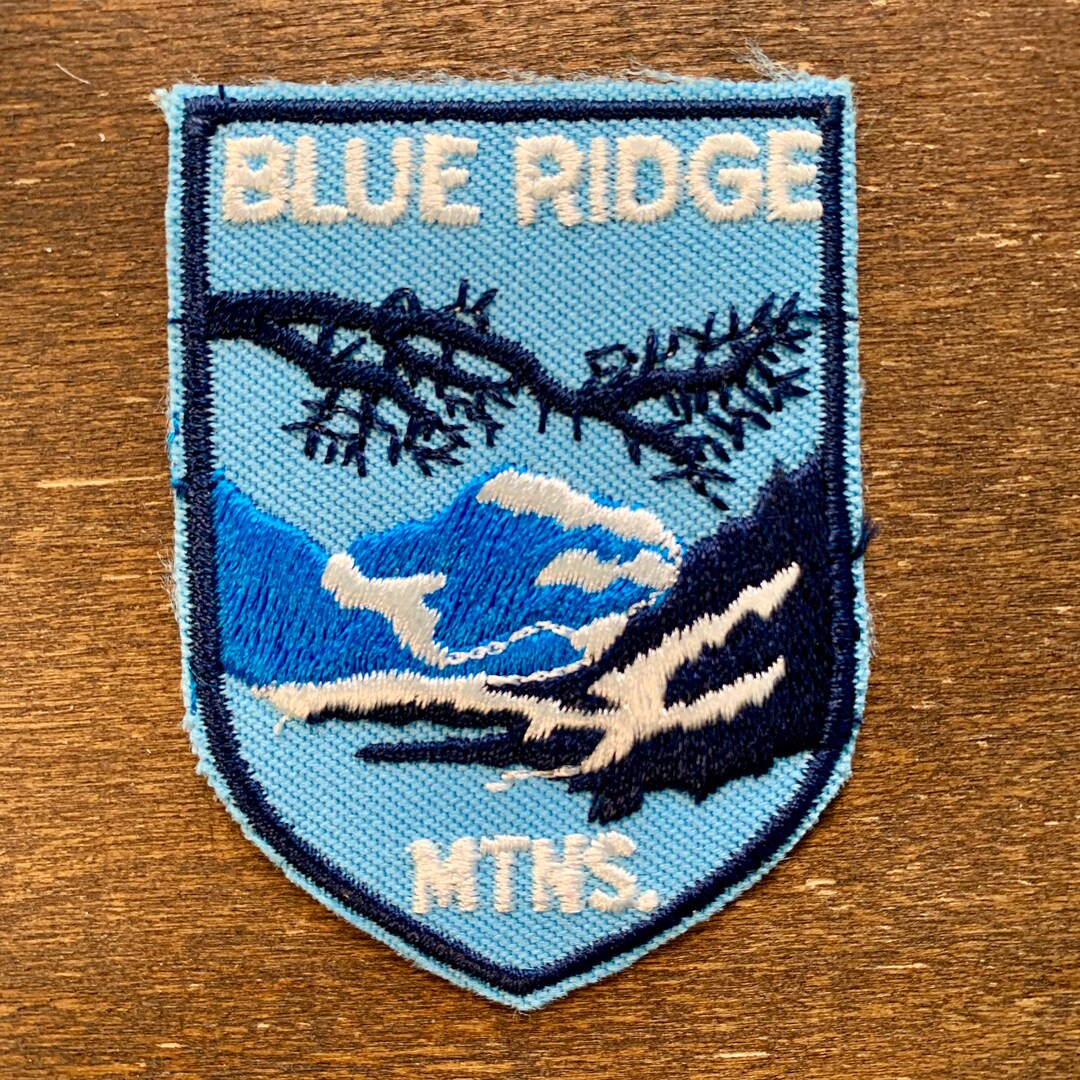 Blue Ridge Mountains Vintage Souvenir Travel Patch From Voyager - Etsy