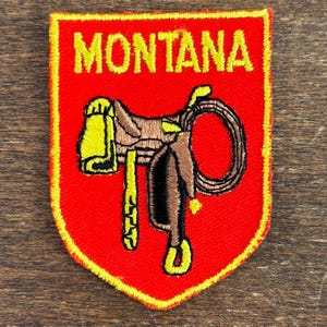 Parche de viaje vintage de Montana de Voyager