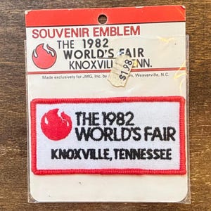 LAST ONE! The 1982 World's Fair, Knoxville, Tennessee Vintage Souvenir Travel Patch