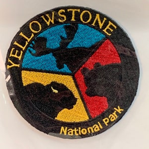Yellowstone National Park Vintage Souvenir Travel Patch