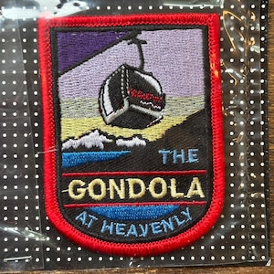 Toppa ricordo vintage da viaggio &quot;Gondola and Heavenly Lake Tahoe&quot;