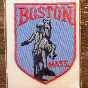 Boston Massachusetts Vintage Souvenir Patch von Voyager
