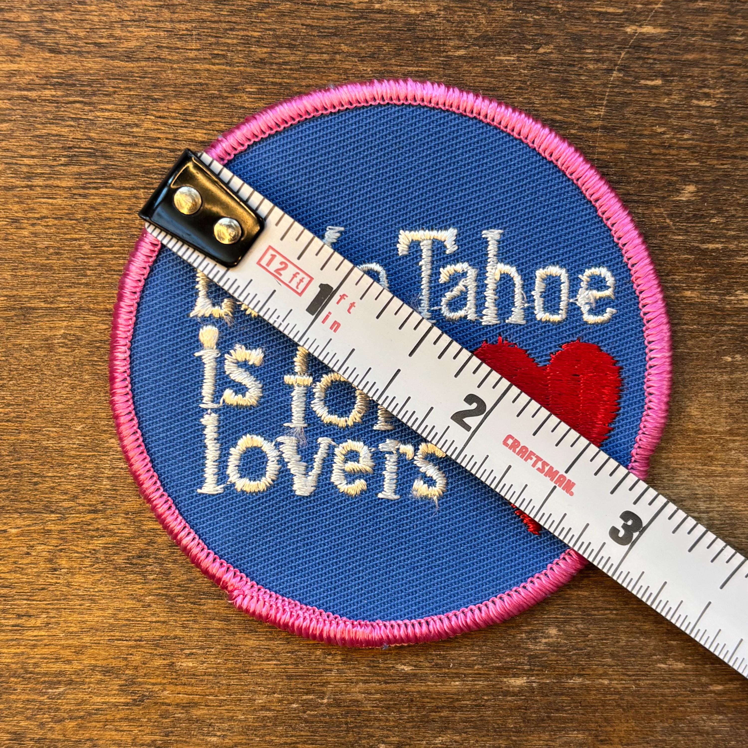 Lake Tahoe is for Lovers Vintage Travel Souvenir Patch - Etsy