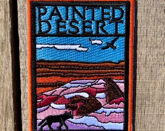 Petrified Forest National Park #P98 Cross Stitch Embroidery PDF Pattern Download